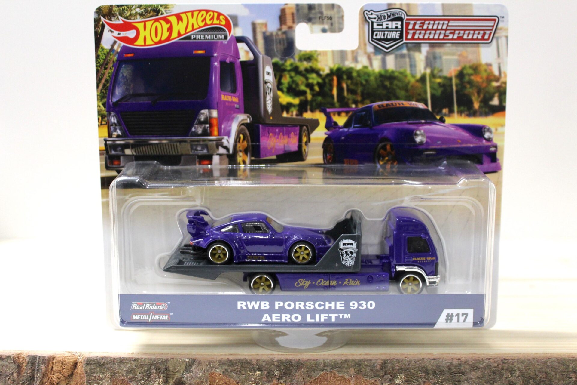 1:64 Hot Wheels Team Transport Car Culture Porsche 911 930 RWB + Aero Lift