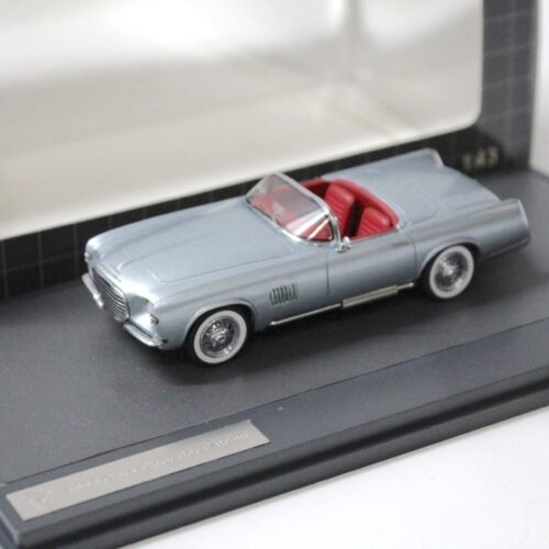 1:43 Matrix 1955 Ghia-Chrysler Falcon Convertible silver-blue