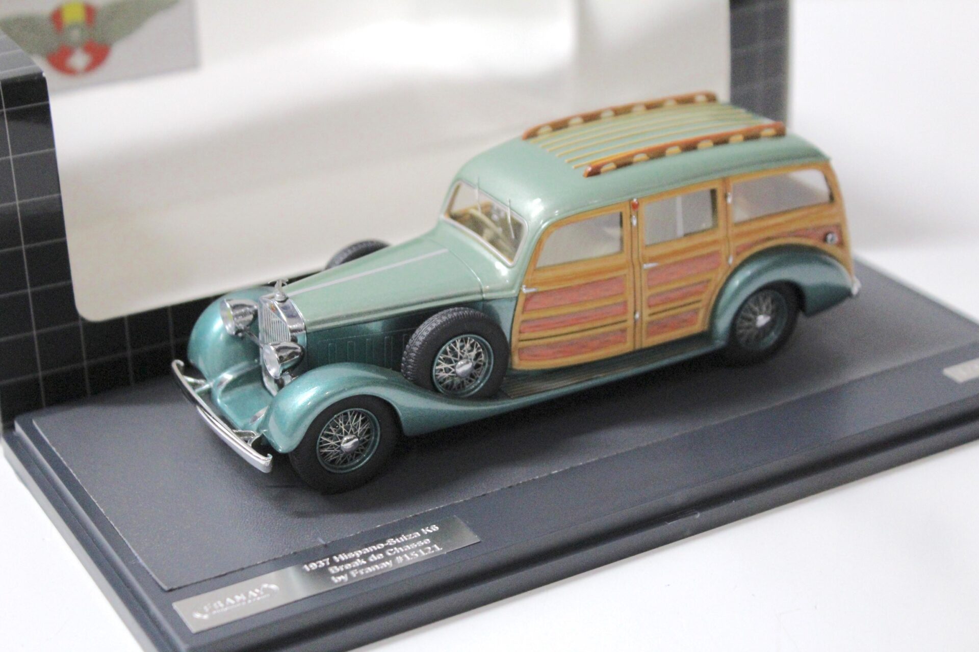 1:43 Matrix 1937 Hispano-Suiza K6 Break de Hasse by Franay #15121 green