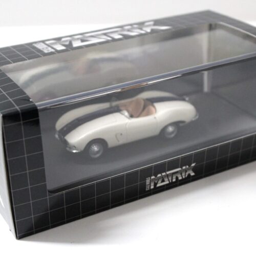 1:43 Matrix Arnolt Bristol Bolide Spider 1955 white/ blue stripe - Image 3