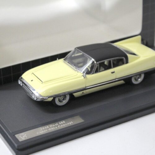 1:43 Matrix Chrysler Dual 400 Exner Ghia Concept 1958 yellow/ black roof
