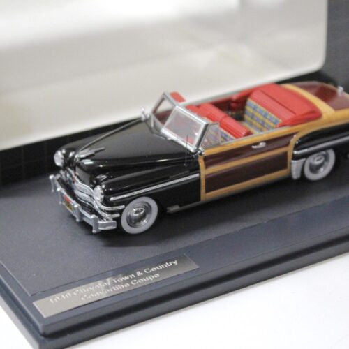 1:43 Matrix 1949 Chrysler Town & Country Convertible Coupe 1949 black