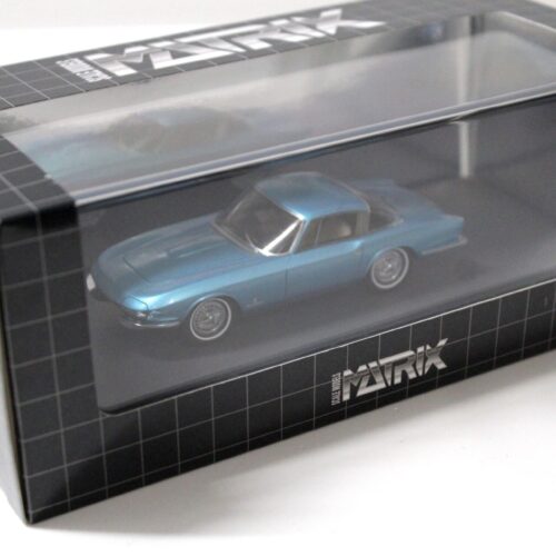 1:43 Matrix Chevrolet Corvette Rondine Pininfarina 1963 petrol blue metallic