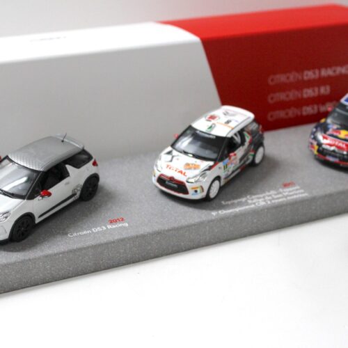 1:43 Norev Coffret Set Citroen Racing 2012 DS Racing/ DS3 R3/ DS3 WRC Loeb