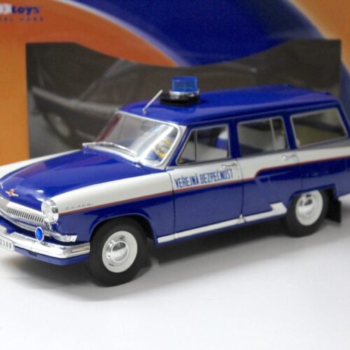 1:18 FOX TOYS IST Wolga Volga GAZ-22V M22 Kombi Praha Prag Police Polizei