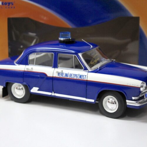 1:18 FOX TOYS IST Wolga Volga GAZ M21 Limousine Praha Prag Police Polizei