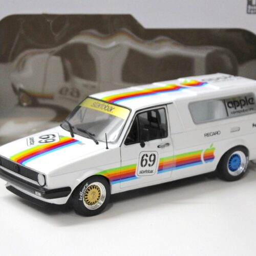1:18 Solido VW Caddy MK1 Tribute Apple Computer Custom 1982 white