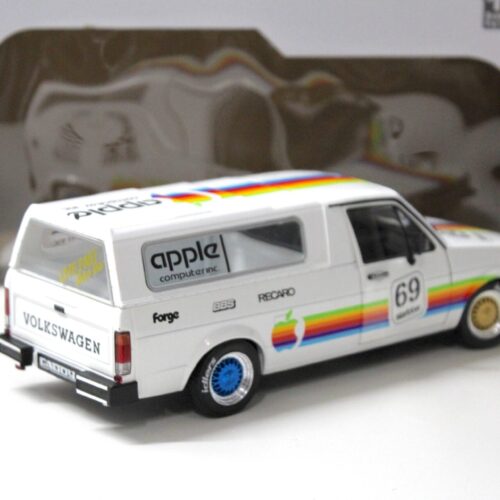 1:18 Solido VW Caddy MK1 Tribute Apple Computer Custom 1982 white
