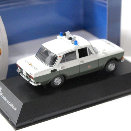1:43 Cars&Co IST Moskwitch 2140 Sedan Volkspolizei VP green/ white