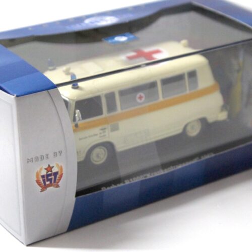 1:43 Cars&Co IST Barkas B1000 Krankentransport Rotes Kreuz 1963 beige