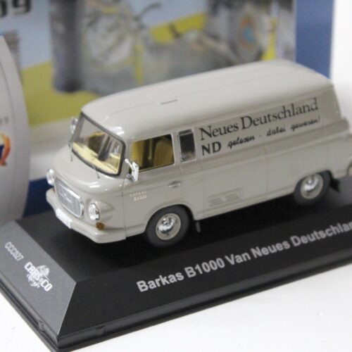 1:43 Cars&Co IST Barkas B1000 Van Kasten Neues Deutschland grey