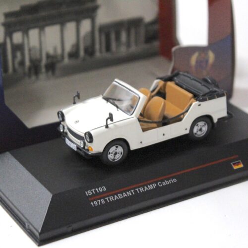 1:43 IST Models Trabant Tramp Cabrio 1978 white