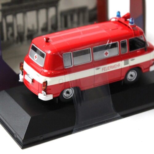 1:43 IST Models Barkas B1000 Feuerwehr 1970 red