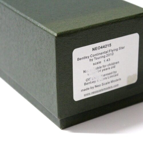 1:43 NEO Bentley Continental Flying Star by Touring 2010 grey metallic