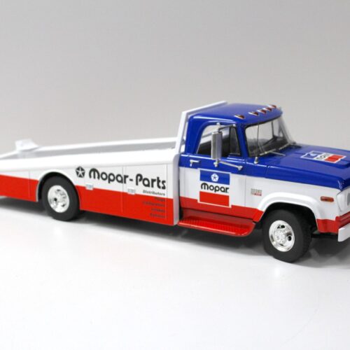 1:18 ACME 1970 Dogde D300 Ramp Truck *MOPAR-PARTS* blue/ white/ red
