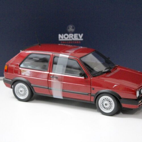 1:18 Norev VW Golf 2 GTI MK2 dark red metallic 1990 - Image 2