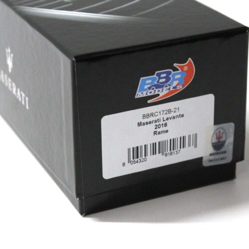 1:43 BBR Maserati Levante 2016 Rame Bordeaux red metallic