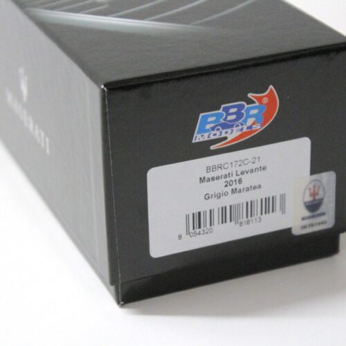 1:43 BBR Maserati Levante 2016 Grigio Maratea grey metallic