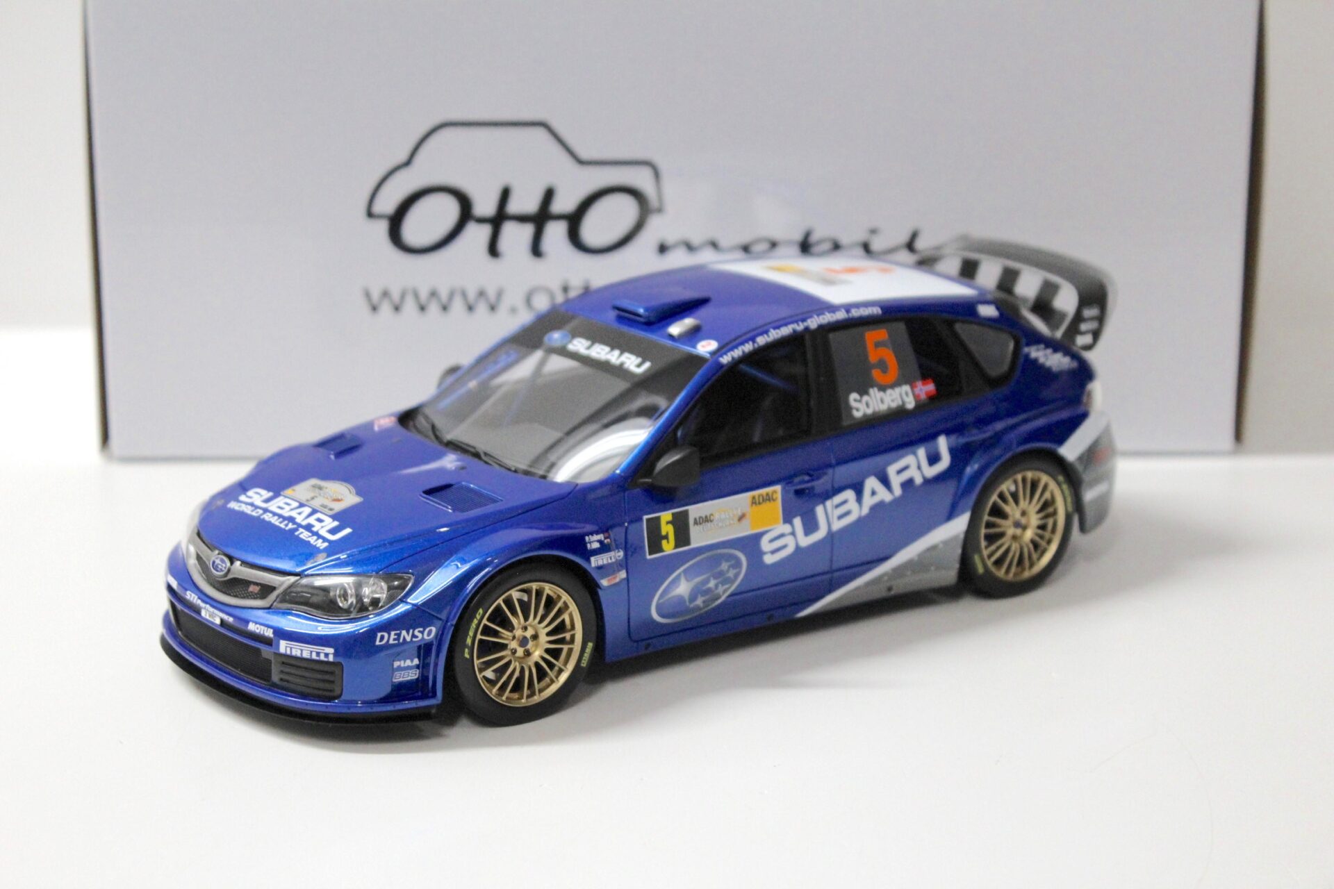 1:18 OTTO mobile OT365 Subaru Impreza WRC Germany 2008 Solberg #5
