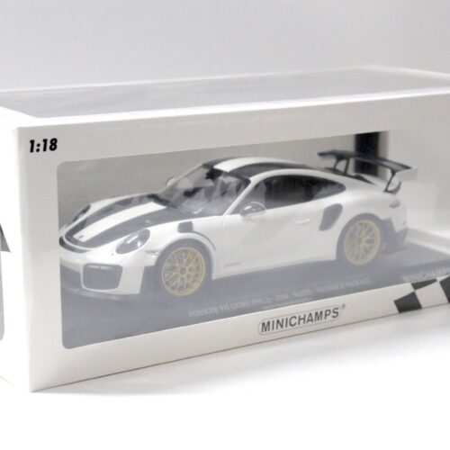 1:18 Minichamps Porsche 911 (991.2) GT2 RS Weissach Package 2018 white