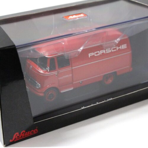 1:43 Schuco Mercedes L319 Kastenwagen "Porsche" red