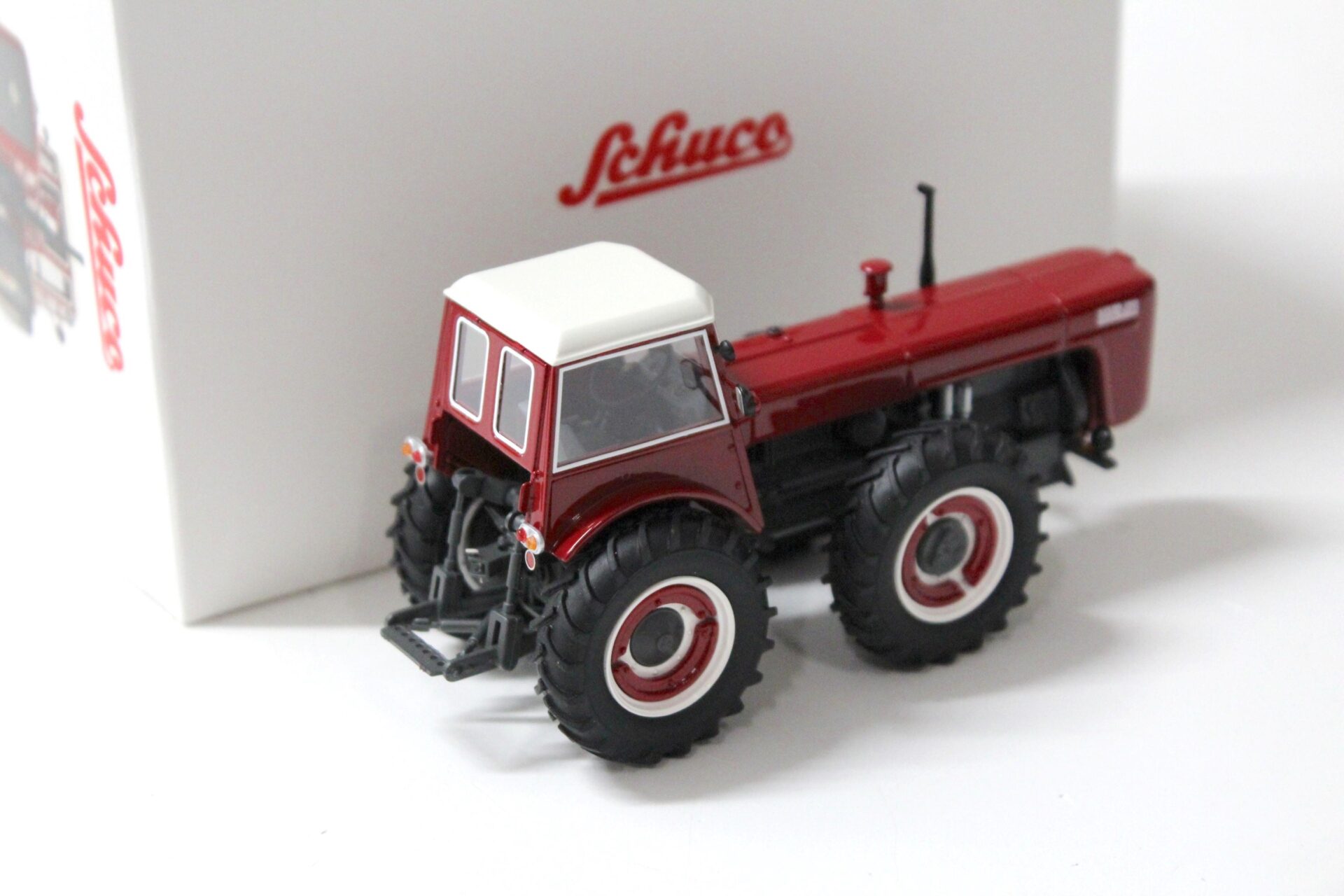1:43 Schuco PRO.R43 Steyr 1300 System Dutra Traktor red %%%