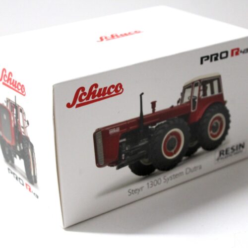 1:43 Schuco PRO.R43 Steyr 1300 System Dutra Traktor red %%%