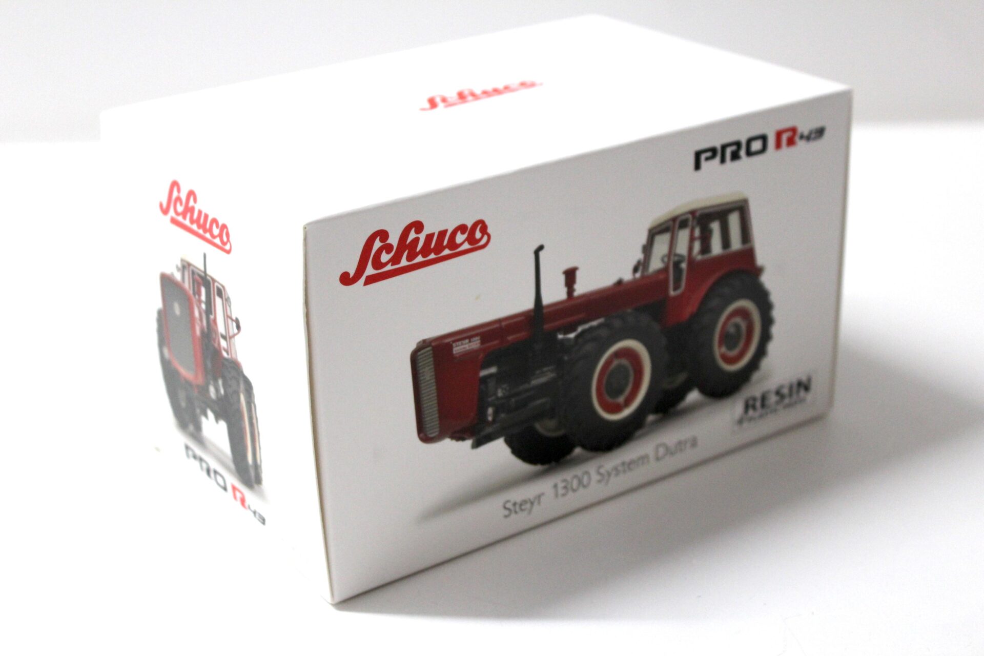 1:43 Schuco PRO.R43 Steyr 1300 System Dutra Traktor red %%%