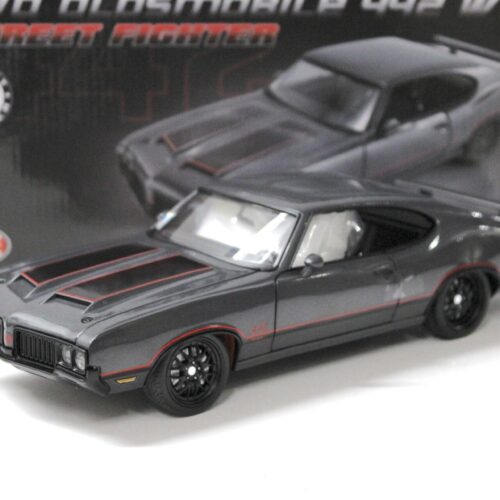 1:18 ACME 1970 Oldsmobile 442 W-30 Street Fighter grey metallic/ red