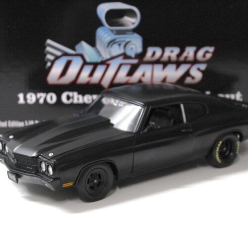 1:18 ACME 1970 Chevrolet Chevelle SS Powderkeg Drag Outlaws BLACKOUT black