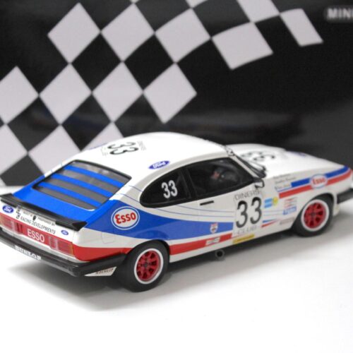 1:18 Minichamps Ford Capri 3.0S V.M. Woodman 3rd Place SPA 24h 1981 ESSO #33