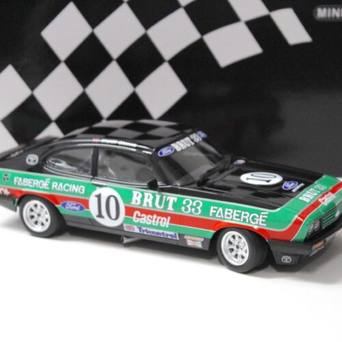 1:18 Minichamps Ford Capri 3.0S Faberge Racing #10 CASTROL Graham 2nd Place BSCC 1979