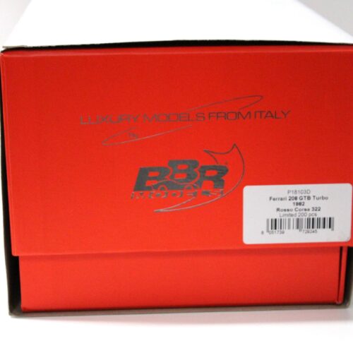 1:18 BBR Ferrari 208 GTB Turbo 1982 Rosso Corsa red 322