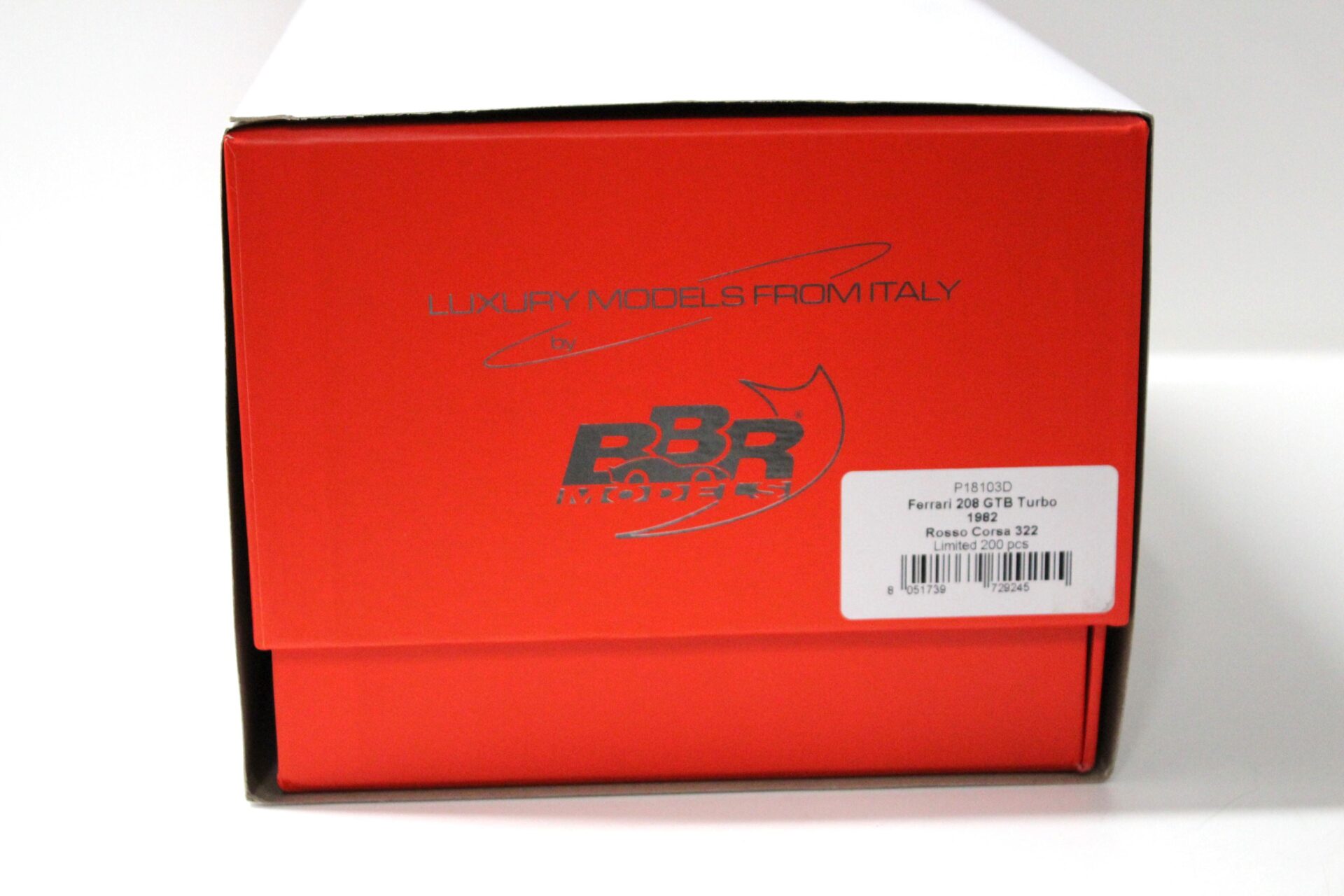 1:18 BBR Ferrari 208 GTB Turbo 1982 Rosso Corsa red 322