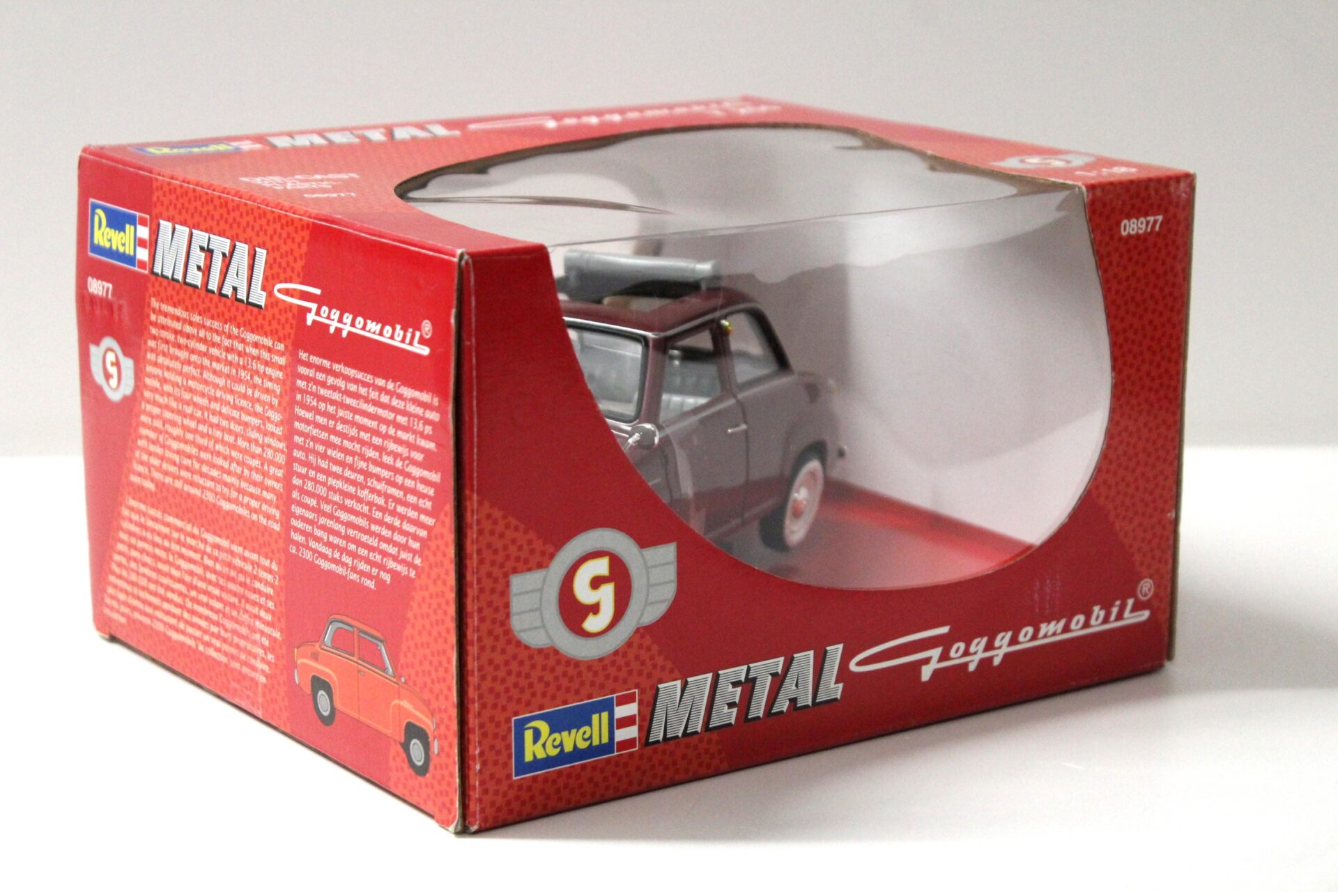 1:18 Revell Goggomobil T250 dark red open Top