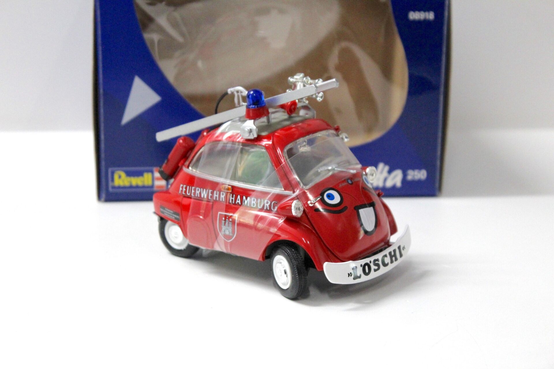 1:18 Revell BMW Isetta 250 Feuerwehr Hamburg "LÖSCHI" red