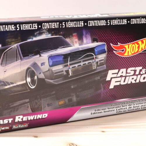 1:64 Hot Wheels Premium Fast & Furious Box Set 5 pcs. "Fast Rewind" GRB02