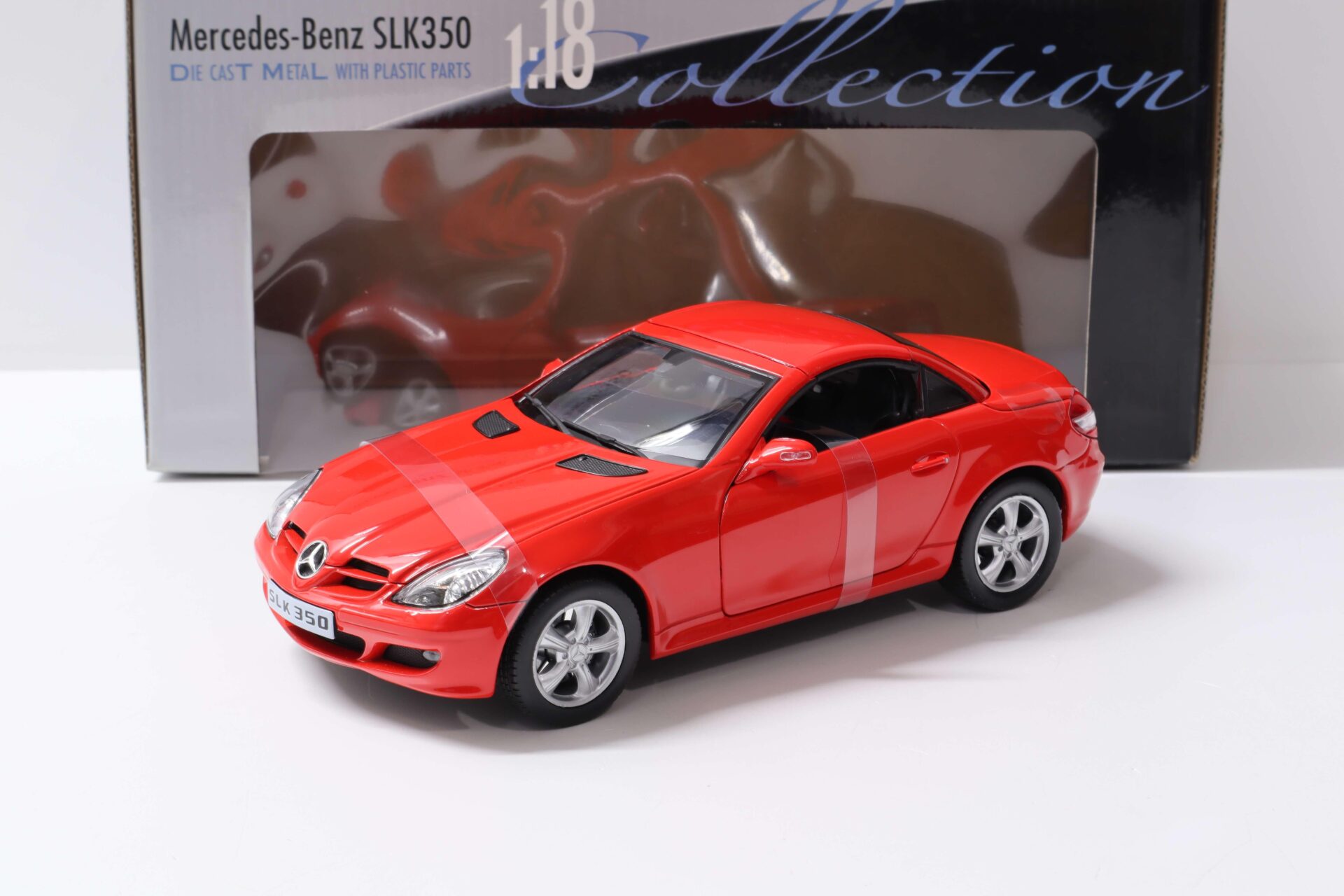 1:18 Welly Mercedes SLK 350 Hardtop R171 red