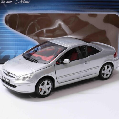 1:18 Solido Peugeot 307 CC Cabriolet closed Top silver