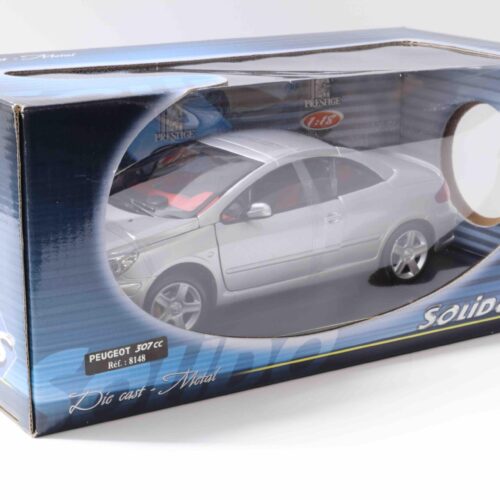 1:18 Solido Peugeot 307 CC Cabriolet closed Top silver