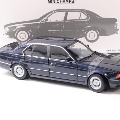 1:18 Minichamps BMW 730i (E32) Limousine 1986 dark blue metallic