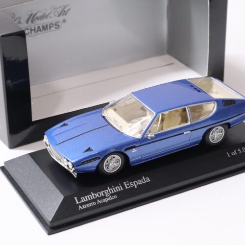 1:43 Minichamps Lamborghini Espada 1970 Azzuro Acapulco blue