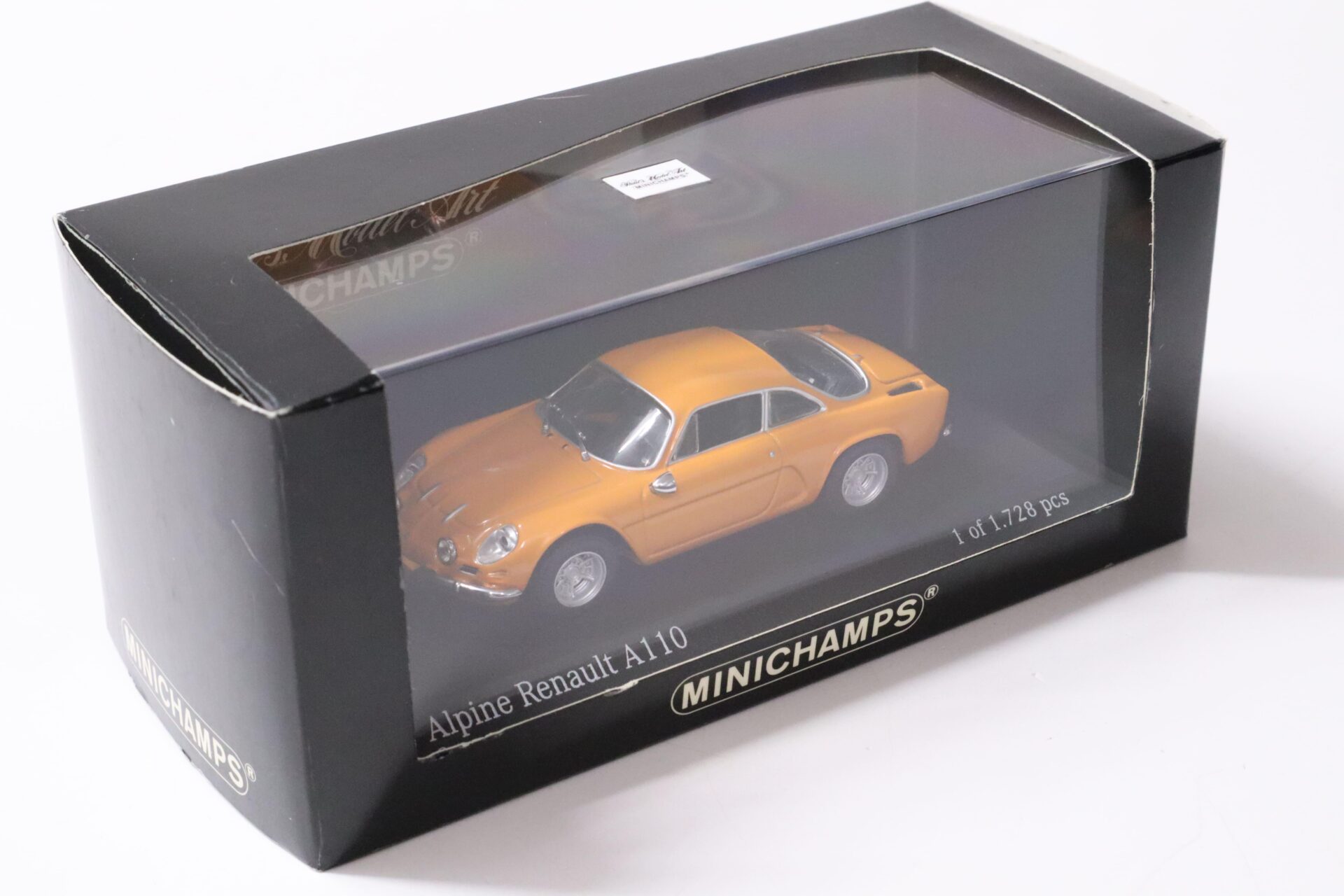 1:43 Minichamps Alpine Renault A110 Coupe 1963 orange