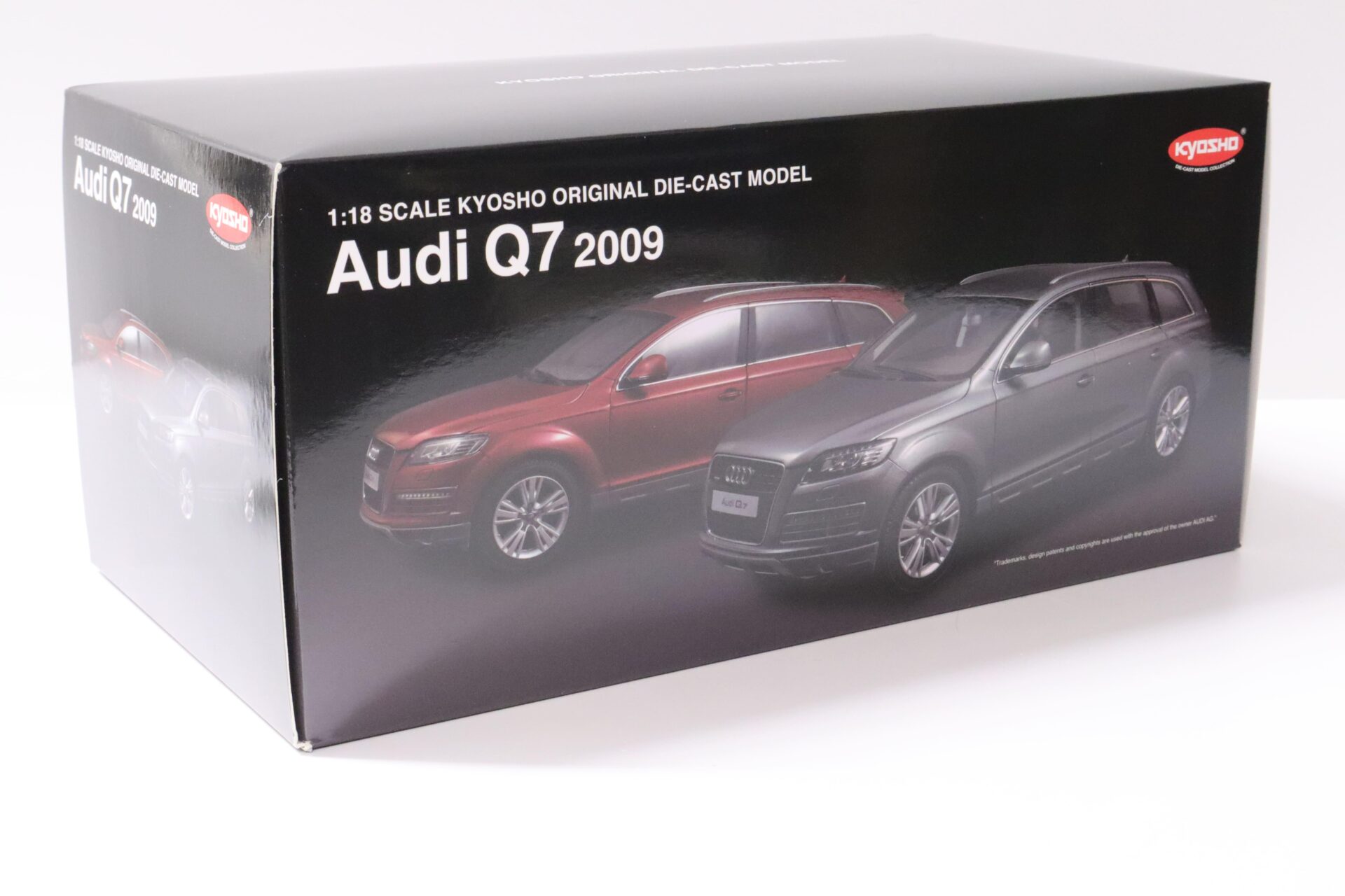1:18 Kyosho Audi Q7 Facelift 2009 Graphite grey metallic