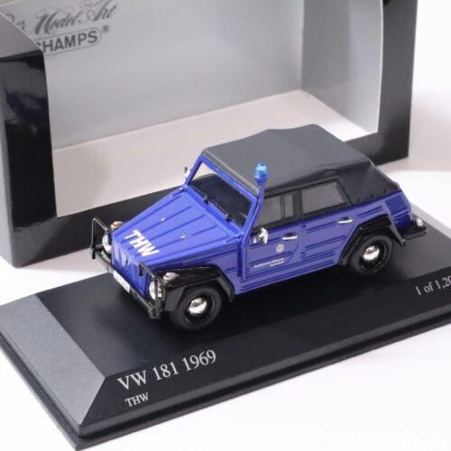 1:43 Minichamps VW 181 Kübelwagen 1969 THW blue