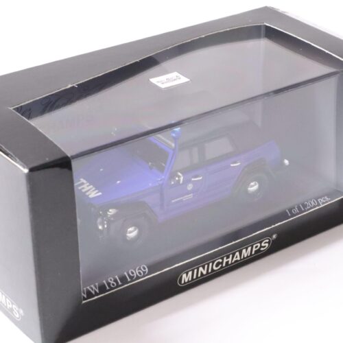 1:43 Minichamps VW 181 Kübelwagen 1969 THW blue