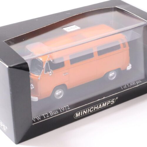 1:43 Minichamps VW T2 Bus 1972 Leucht orange