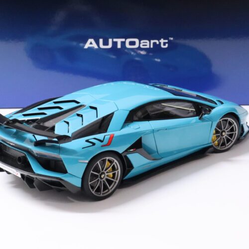 1:18 AUTOart Lamborghini Aventador SVJ 2019 Blu Glauco/ Solid blue