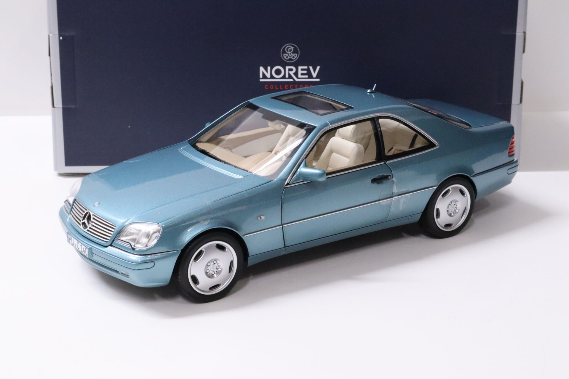 1:18 Norev Mercedes CL600 Coupe 1997 blue metallic