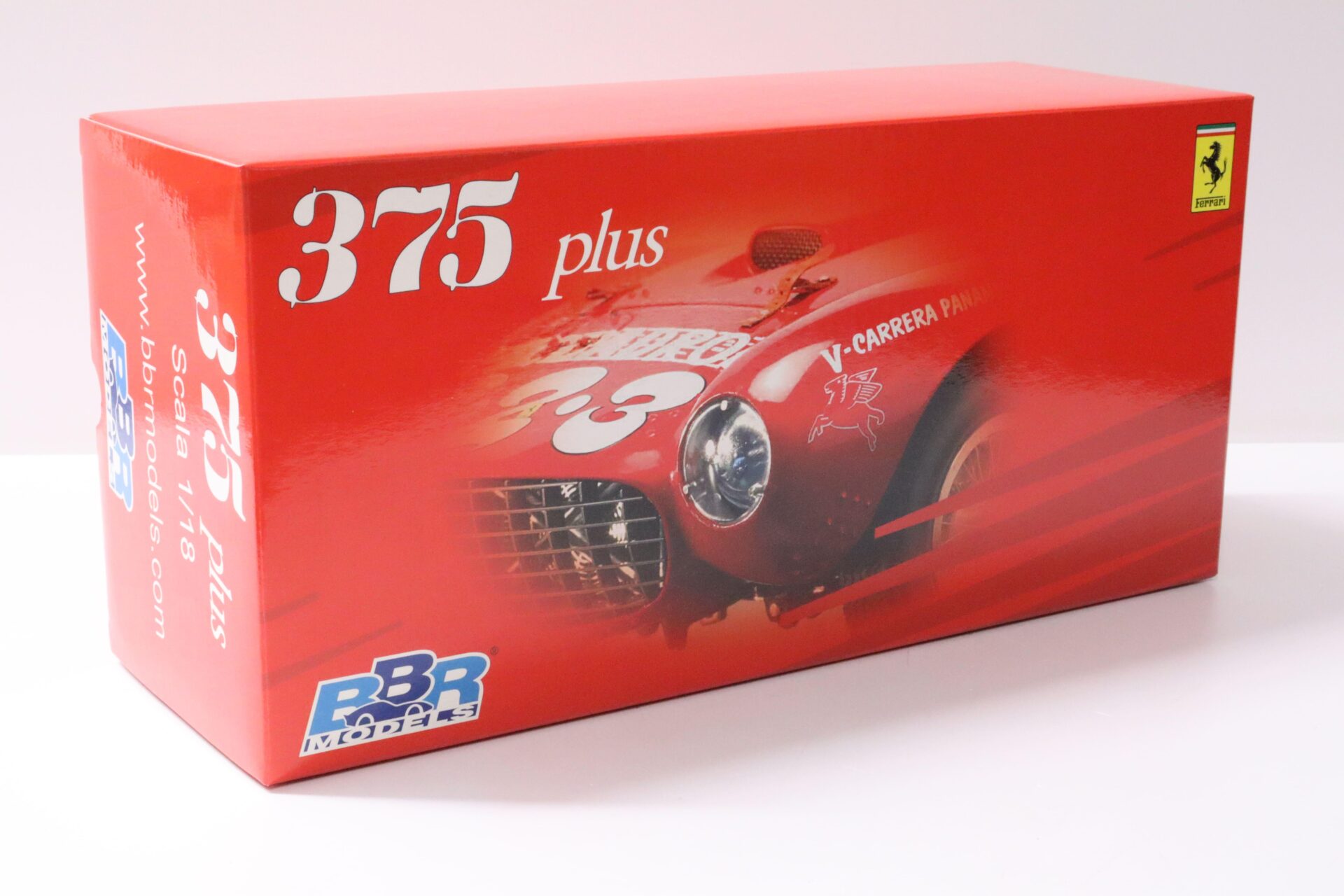 1:18 BBR Ferrari 375 Plus Test / Stradale 1954 red Die-Cast/ openings